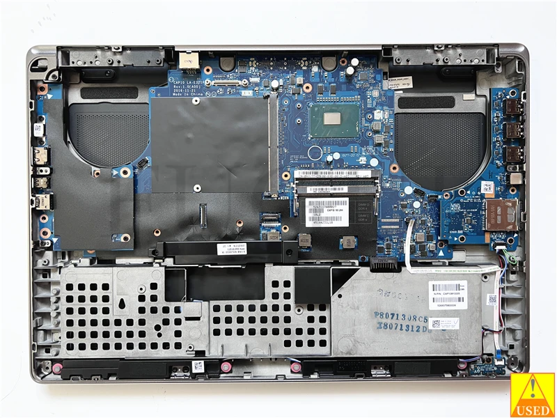 

USED Laptop Motherboard CN-0NYV7T FOR Dell 7720 with E3-1505M LA-E321P Speaker, left and right small plates tested well