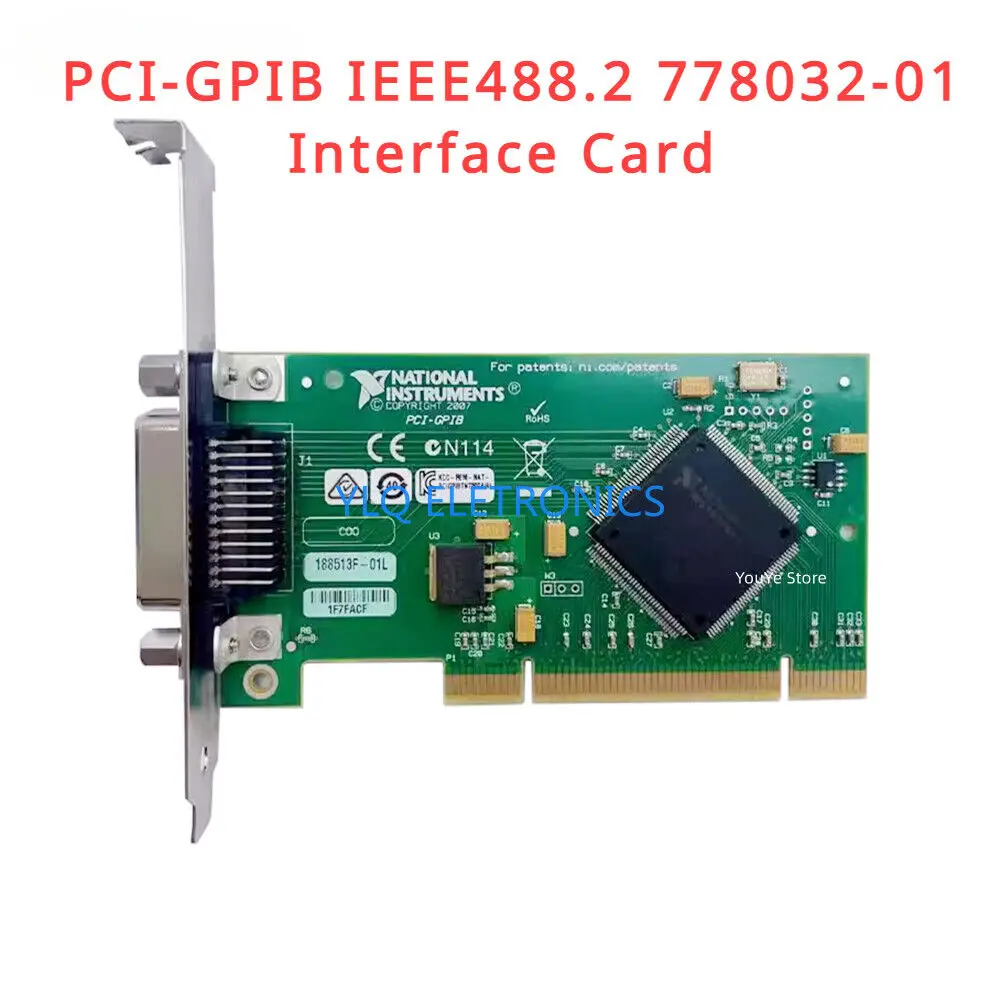 

Карта адаптера National Instruments NI PCI-GPIB IEEE488.2 778032-01, плата адаптера интерфейса 488.2, IEEE 488