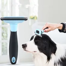 

Dog Brush Pet Hair Remover Stainless Steel Comb for Dogs Cleaning Dog Hair Removal Detachable Comb Pet Grooming Pets Products