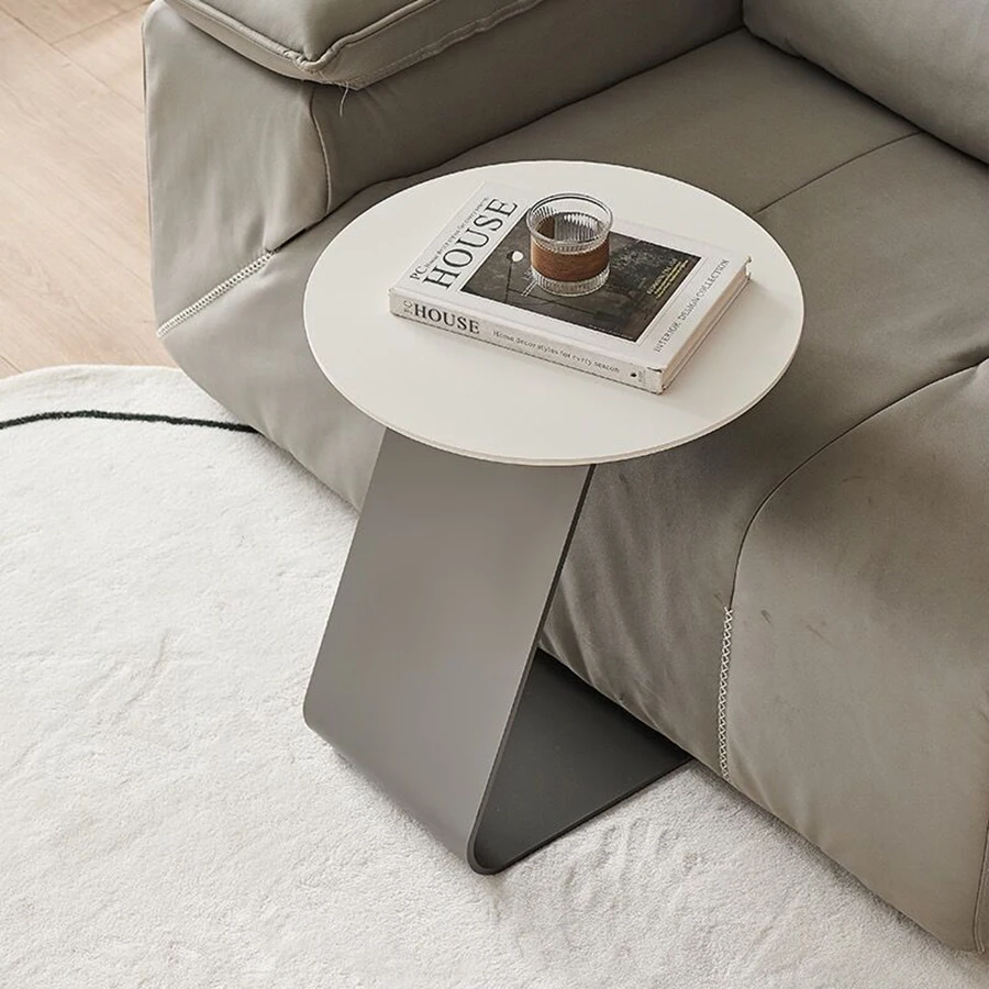 

Современный минималистичный кофейный столик для гостиной, маленький скандинавский Роскошный металлический каркас, блестящий кофейный столик, украшение для дома