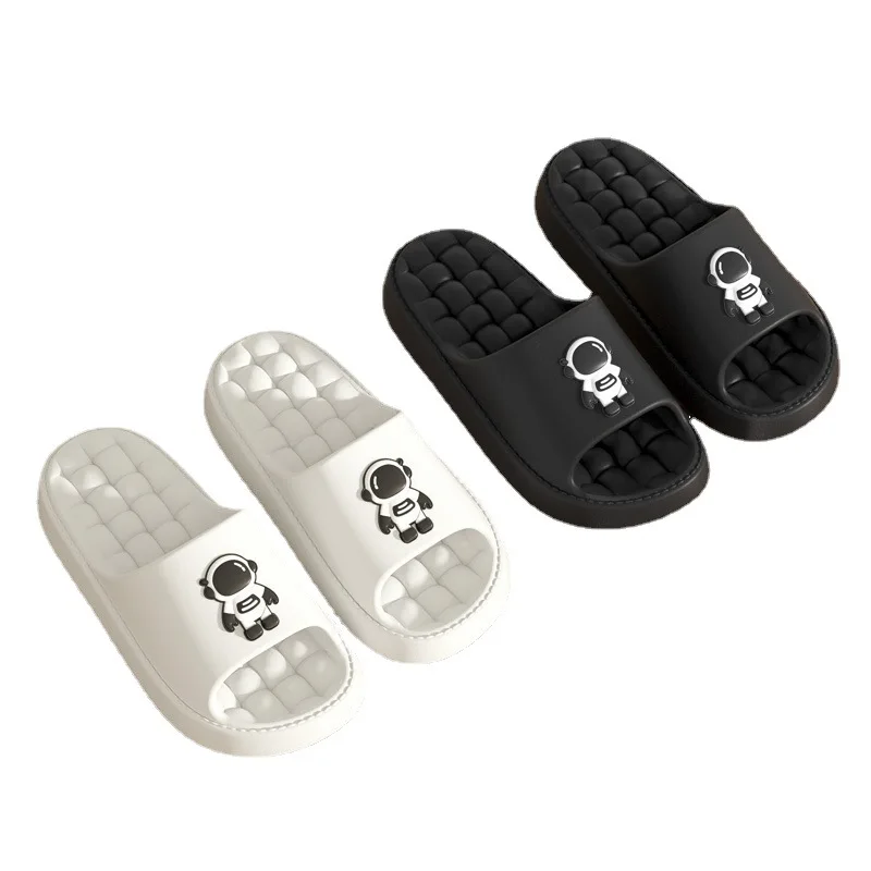 Explosions fashion thick-soled slipper female summer indoor couple home bathroom anti-slip shower slippers male