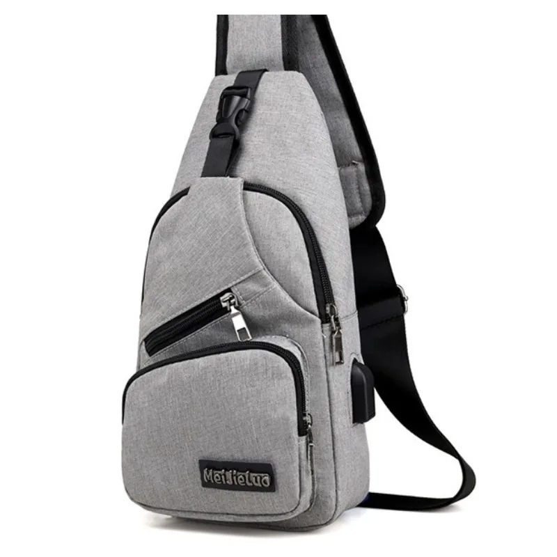 Borsa a Tracolla da Uomo, Borsa Monospalla Grande Capacità per Sport e Tempo Libero, Zaino Piccolo alla Moda - immagine 4