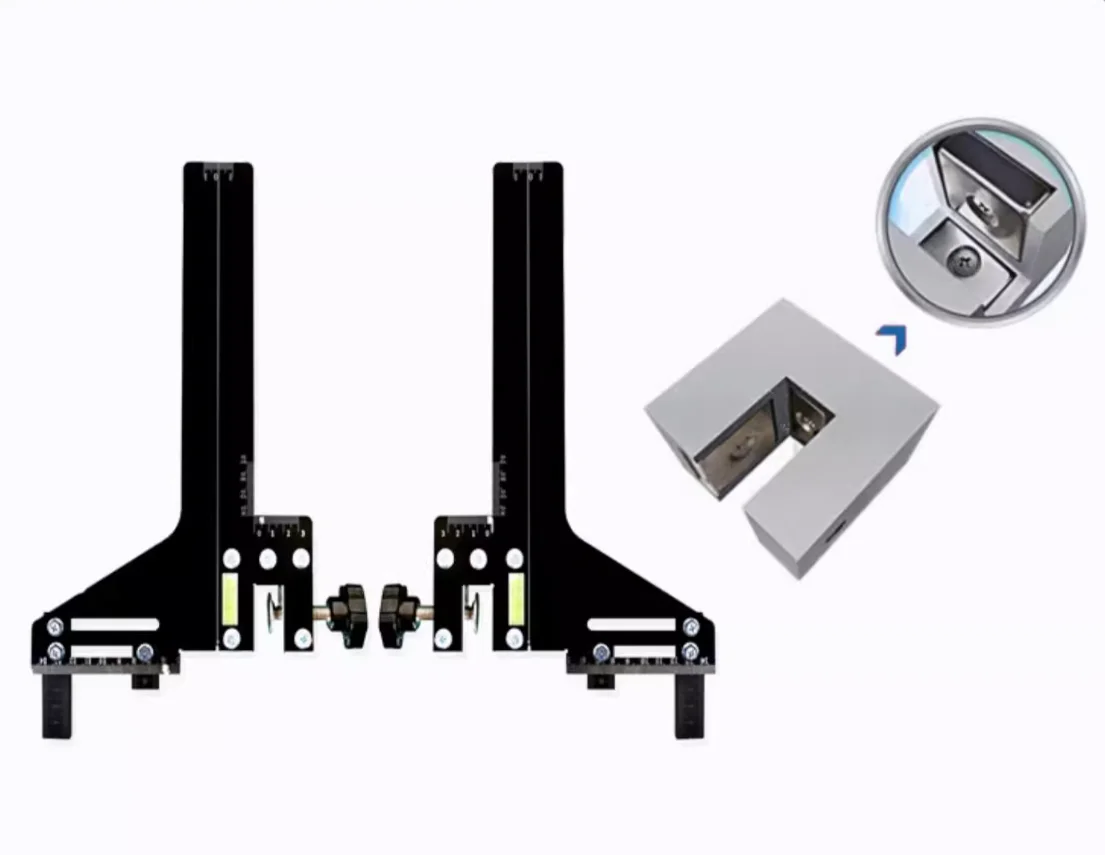Elevator Guide Rail Alignment Gauge,Lift Ruler Guide,Elevator Guide Rail Tool