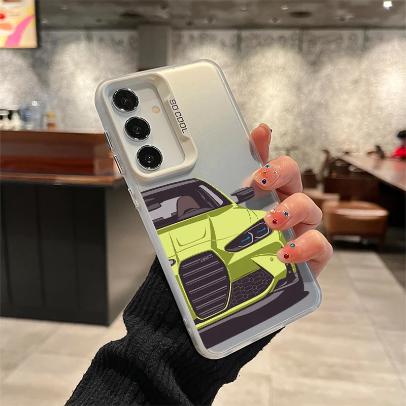 Sporty Laser-Enhanced Phone Case with PC+TPU Protection