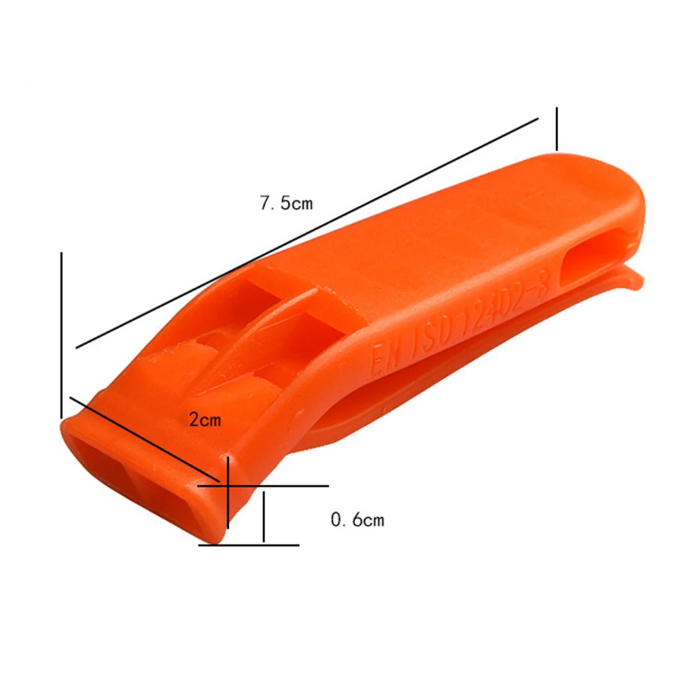 1/5/10/20/30/40pcs Survival Loud Whistle Multifunction Outdoor Emergency Whistle Double Pipe Rescue Whistle for Camping Hiking 4