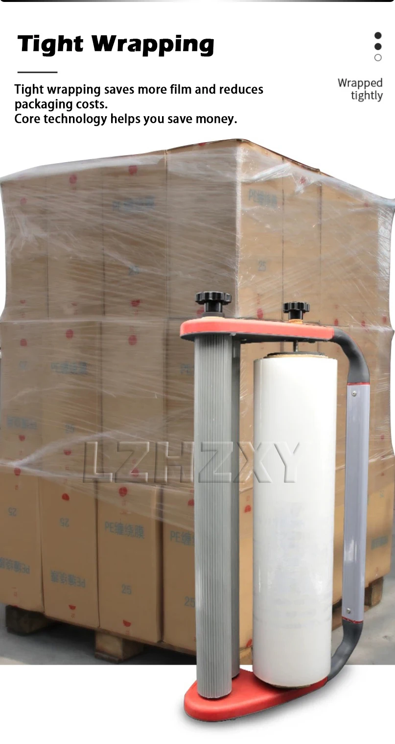 Wrap Film Packaging Machine Portable Manual Bracket Special Handle for Tightenin