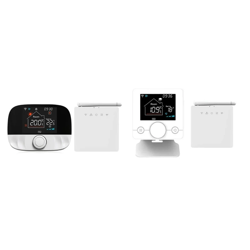

Термостат RF433 беспроводной программируемый с поддержкой Wi-Fi и голосовым управлением