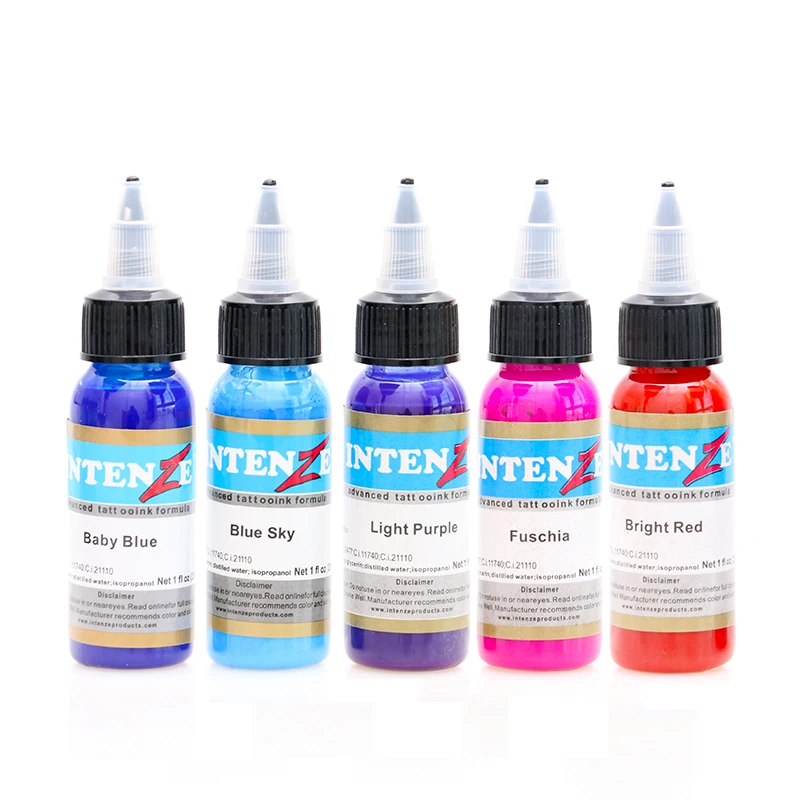 14 Color Tattoo Ink Pigment for Semi-permanent Makeup Eyebrow Eyeliner Lip Body Arts Paint Non-toxic Tattoo Supplies 30ml/bottle