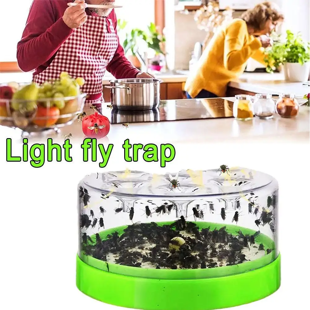 

Automatic Plastic Fly Trap Device Restaurant Home Interior Insect Control Pest Repellent Gardening Tools Clean Tool Fly Killer