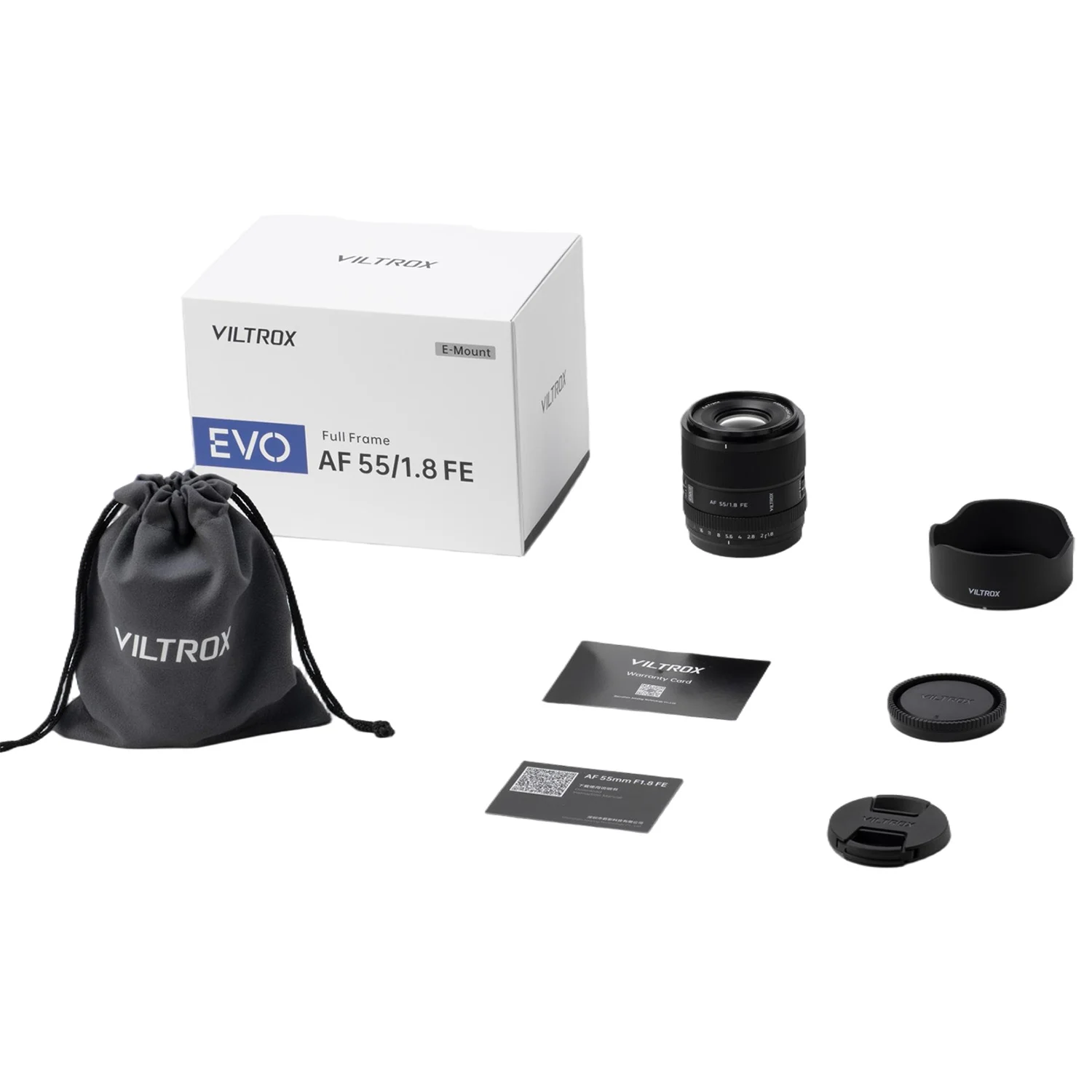 VILTROX AF 55mm F1.8 EVO 자동 초점 풀프레임 대구경 카메라 렌즈 ( E 마운트, 니콘 Z 마운트 카메라용)