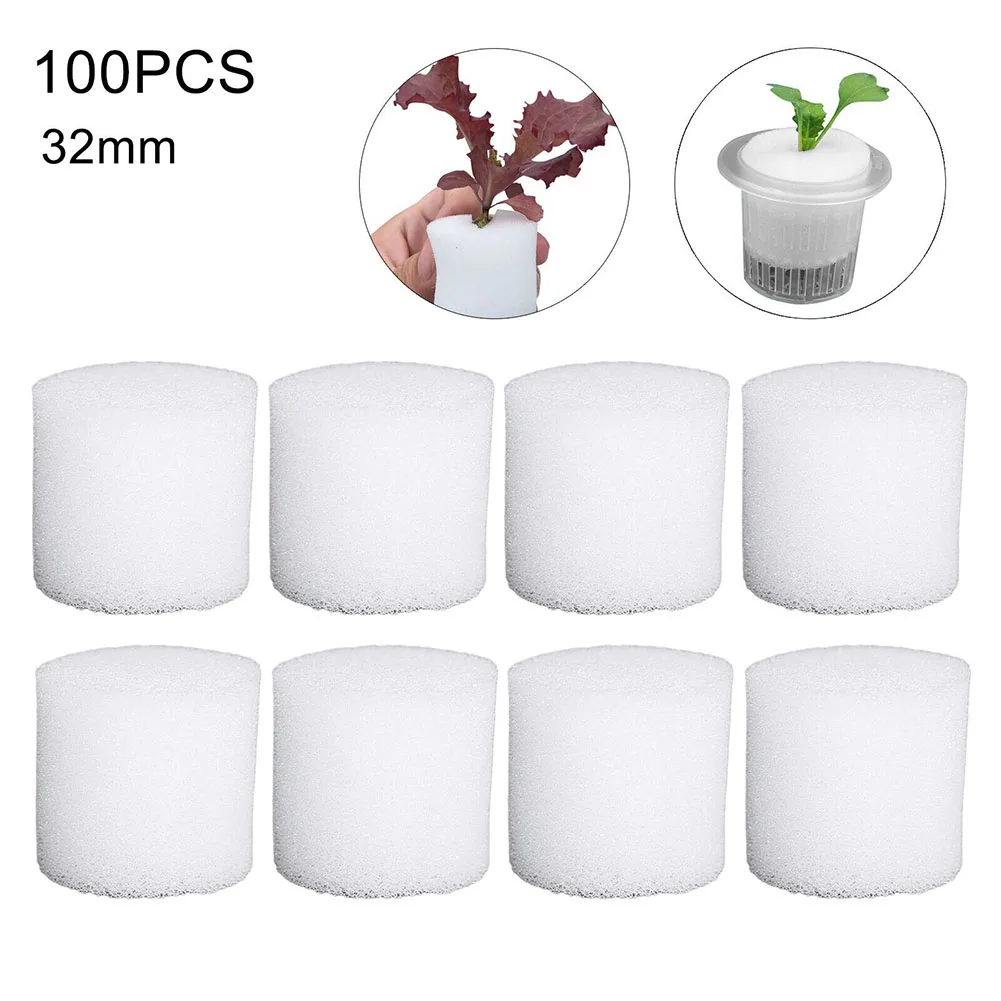 

High Quality Hydroponics Sponge Sponge 30mm*32mm 30mm*40m Accessories Brand New Flowerpot Gardening Hydroponics