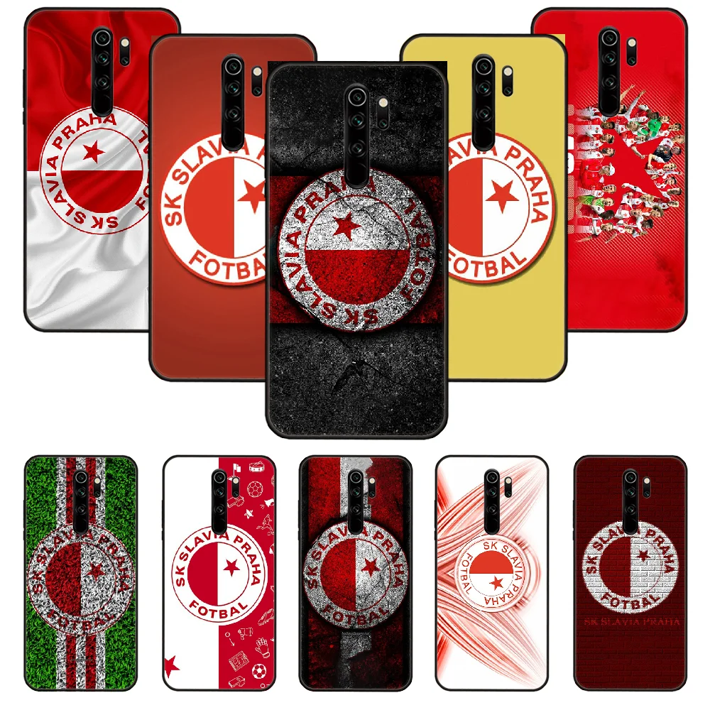 Soft Clear Case For Xiaomi Redmi Note 8 8T 7 7A 9 9S 8A 4 5 Pro Black Cover Back Luxury Prime Trend Shell Slavia Praha Czech |