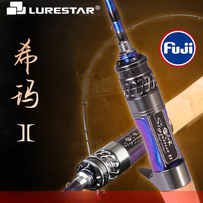 

LURESTAR-lure Rod Ultra Light Ultra Soft High Sensitivity FUJI Guide Ring UL/L Carbon Casting Micro Object Universal Fishing Rod