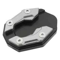 Motorcycle Kickstand Stability Support Pad (Silver)