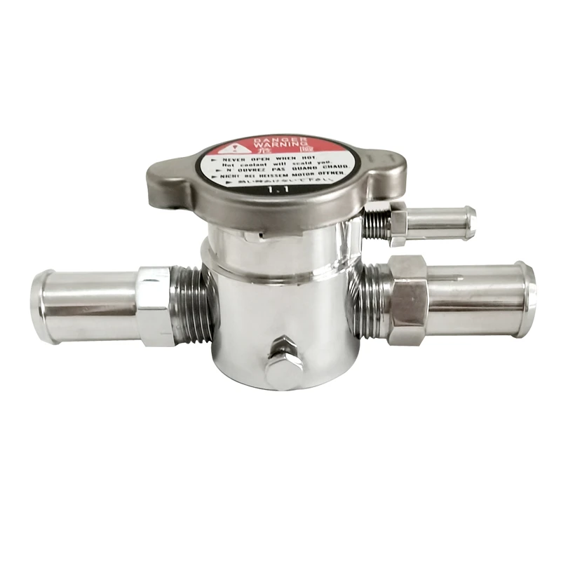 Aluminium Radiator Coolant Filler Neck In line Filler Neck 3/4