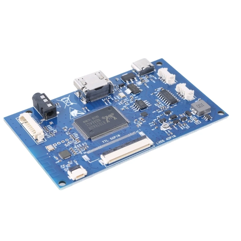 40핀 LVDS 드라이버 보드 LCD 화면 컨트롤러 모듈 보드 7인치 8인치 크기 디스플레이용 1채널