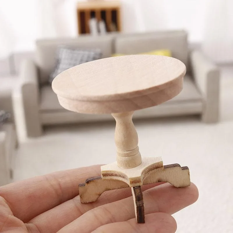 Tavolino da caffè in miniatura per casa delle bambole - immagine 4
