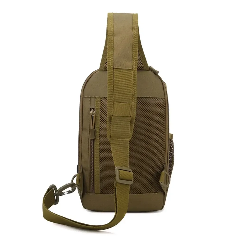 Tactical Backpack Tactical Shoulder Bag Molle Shoulder Backpacks Sling Daypack Backpack with USB Charging Port Chest Fishing Camping Fanny Pack