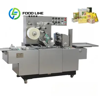 Confezione di pellicole in plastica di carta per lenti per scatole cosmetiche Confezione di scatole di cioccolato dolce Macchina avvolgitrice semiautomatica manuale in cellophane