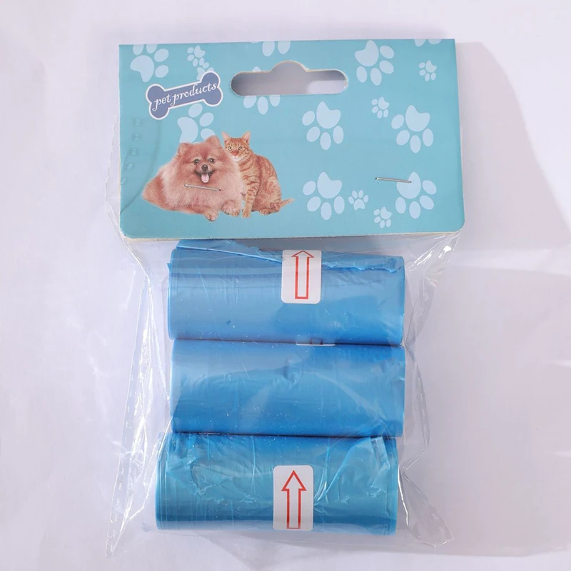 45pcs Disposable Garbage Bag Color Trash Bags for Bathroom Trash Can Kitchen Bin Liners Disposable Garbage Bag Trash