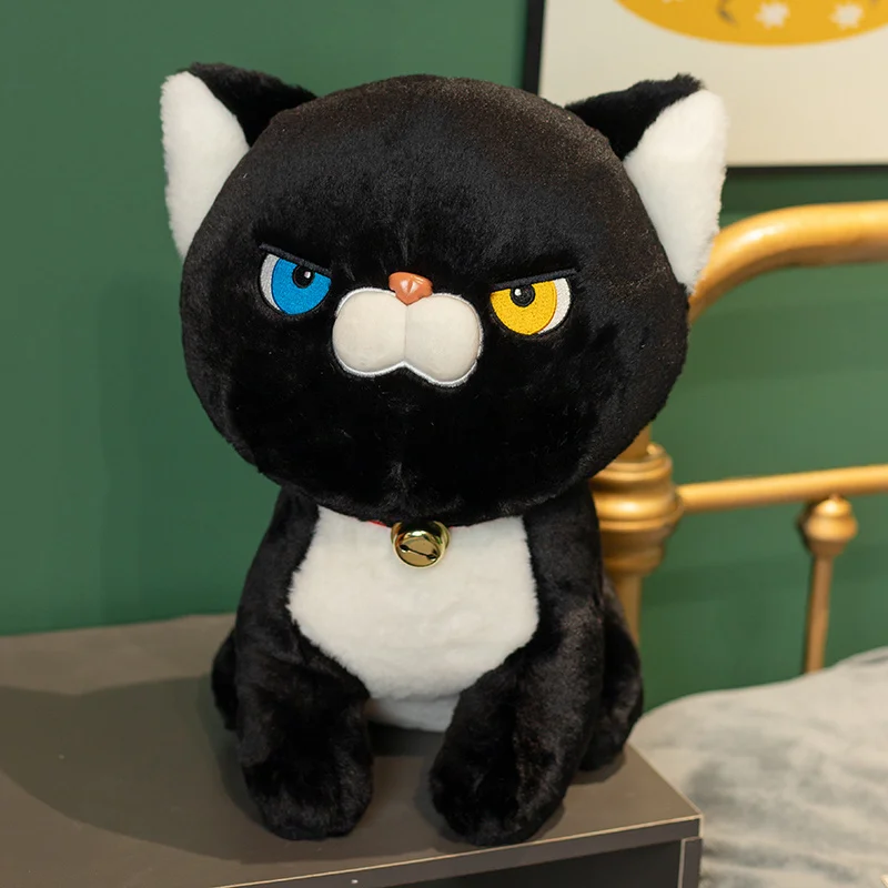 

Реалистичная британская коротковоздушная кошка, плюшевые игрушки, имитация кота, подушка, мягкие набивные куклы, хороший подарок на день рождения для детей