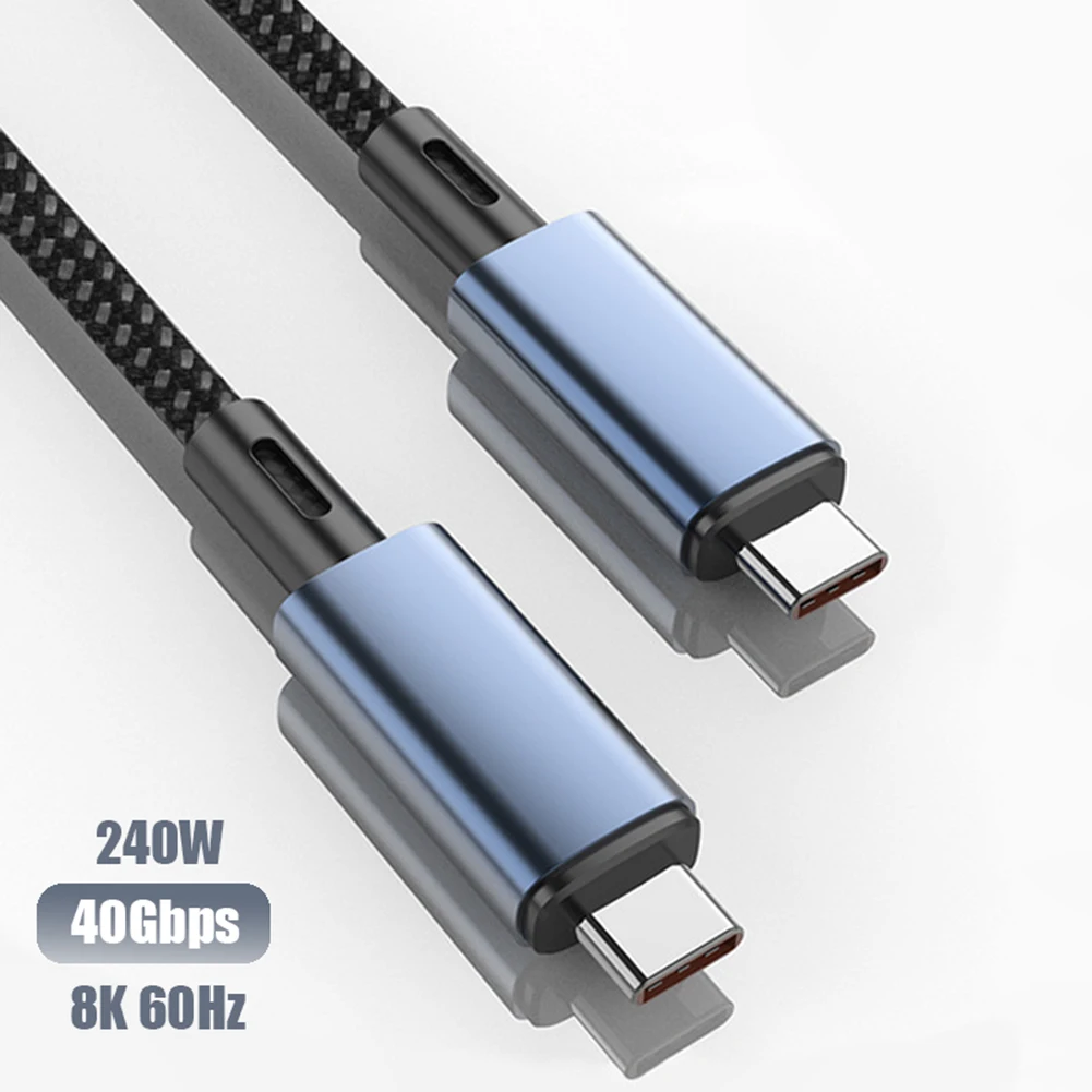 USB4.0 40Gbps Ÿ C to C ̺ PD3.1 240W   ̺, 8K @ 60Hz Ʈ 4 USB C ڵ PS5 ٵ ġ ƺ