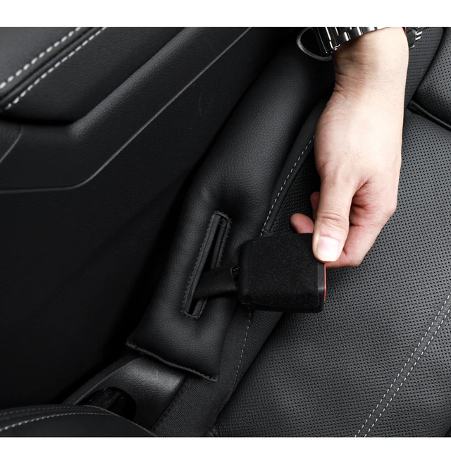 2Pcs Car Seat Gap Filler Spacer Auto Blocker Pad PU Universal Soft