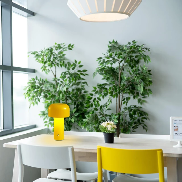 Italian Mushroom Table Lamp Portable Cordless Touch 2