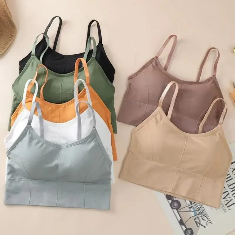 Seamless Bras Women Sports Bra Gym Running Push Up Bralette Padded Vest Elastic Brassiere Women Fitness Gym Underwear Bra Top 1