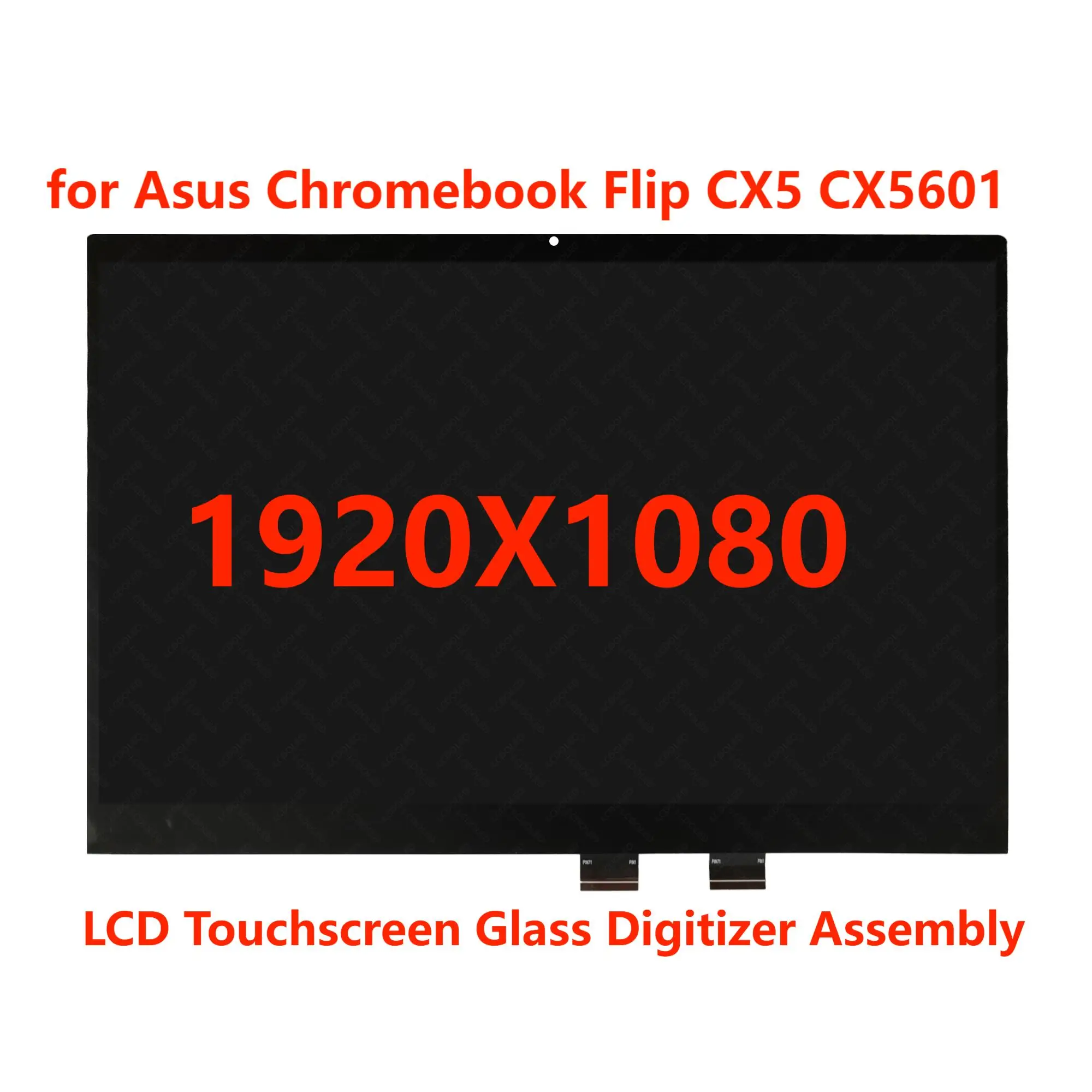 

16.0" FHD LED LCD Display Screen IPS Panel Touch Glass Digitizer Assembly for Asus Chromebook Flip CX5 CX5601 1920X1080 30pins