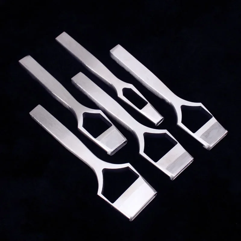 Leather Craft Belt Band Oval Hole Punch Tools Stitching diy strap oblate Cutter chisel Tools/set