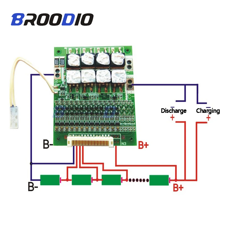 Схема подключения bms 3s 40a