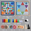 Multi in One Checkers, Flying Chess, Five-in-a-Row Chess, Animal Fighting Chess, Multi functional Chess, Student Puzzle Toy 5