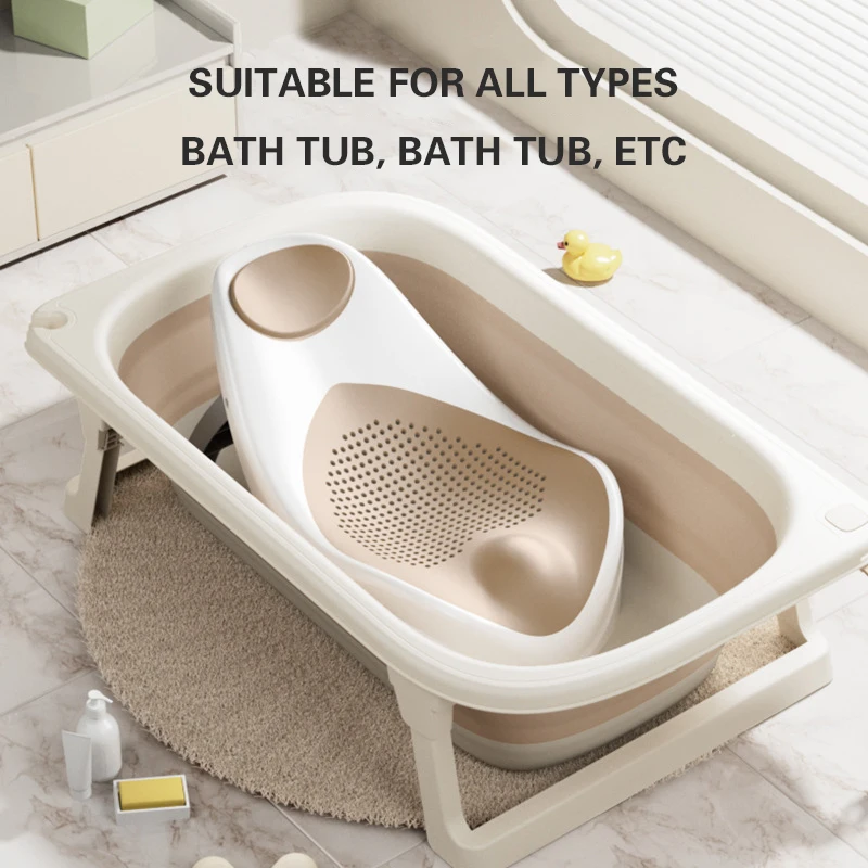2024FoldingBabyBathTubPortableBabyShowerTubsWithTemperature