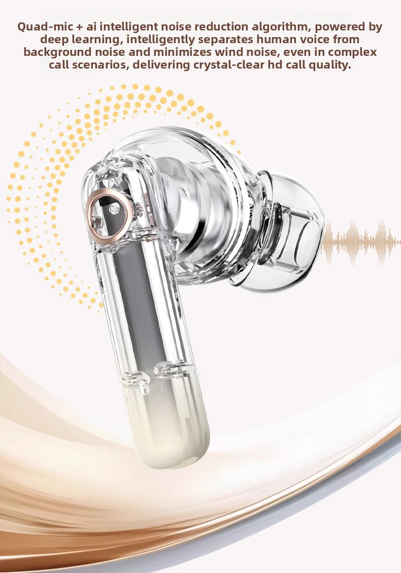 Bluetooth Earphones Comfortable Long-Wearing Earbuds New 2025 Model Pain-Free De