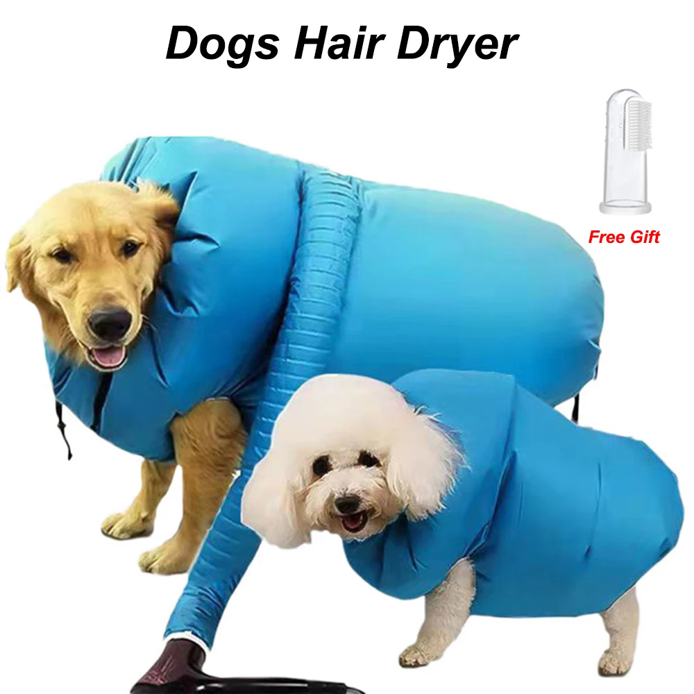 Dogs Hair Dryer Blow Bag Folding Pet Drying Dryer Cleaning