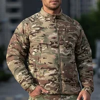 Vestes rembourrées chaudes pour hommes, vêtements de travail d'entraînement tactique de Camouflage, manteau thermique coupe-vent d'extérieur, vestes de randonnée, automne et hiver 3