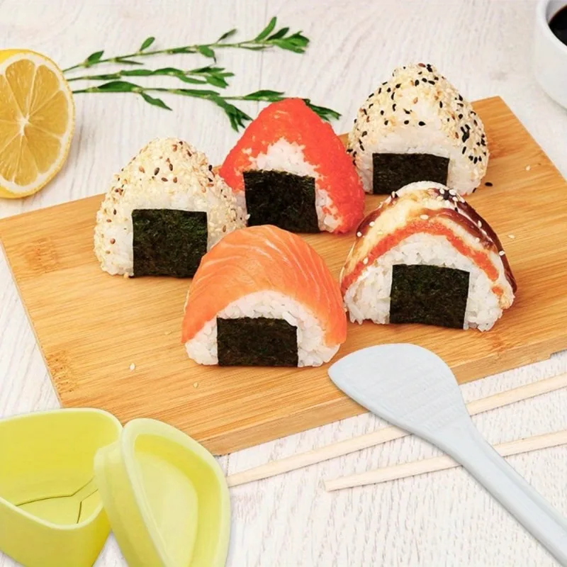 Non-Stick Rectangular Sushi Mold for DIY Rice Balls and Sushi Rolls Reusable Kitchen Tool for Beginners Bento Box Preparation