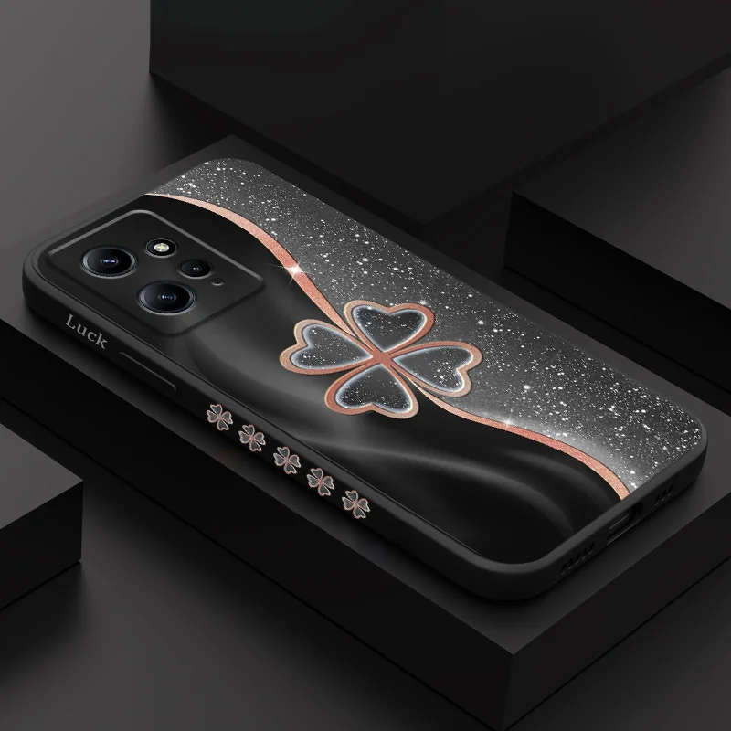Lucky Grass Liquid Silicone Phone Case - Sleek and Durable Protection