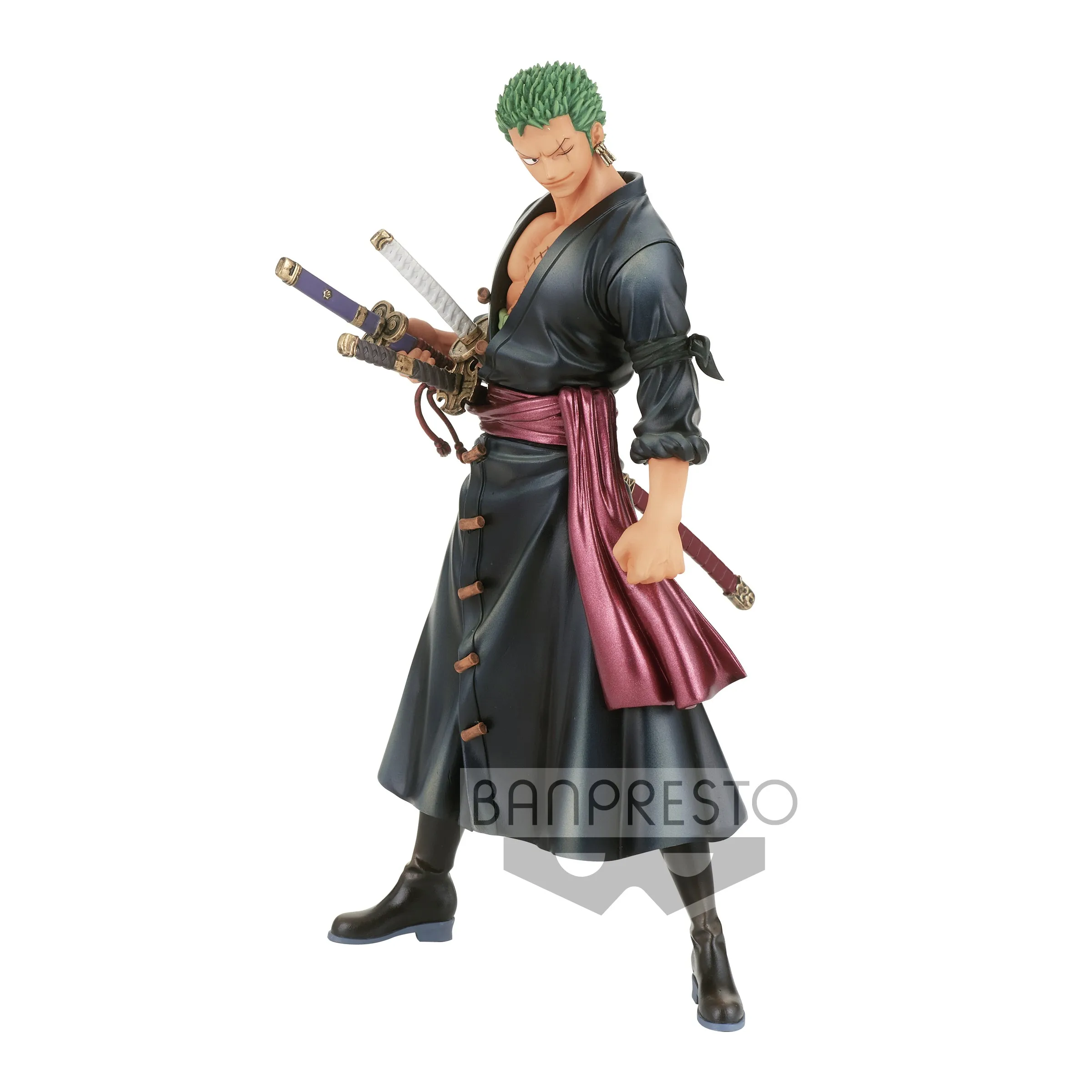 

ONE PIECE Banpresto DXF Wano Country Roronoa Zoro Electroplated color Anime Figure Toy Gift Original Product [In Stock]