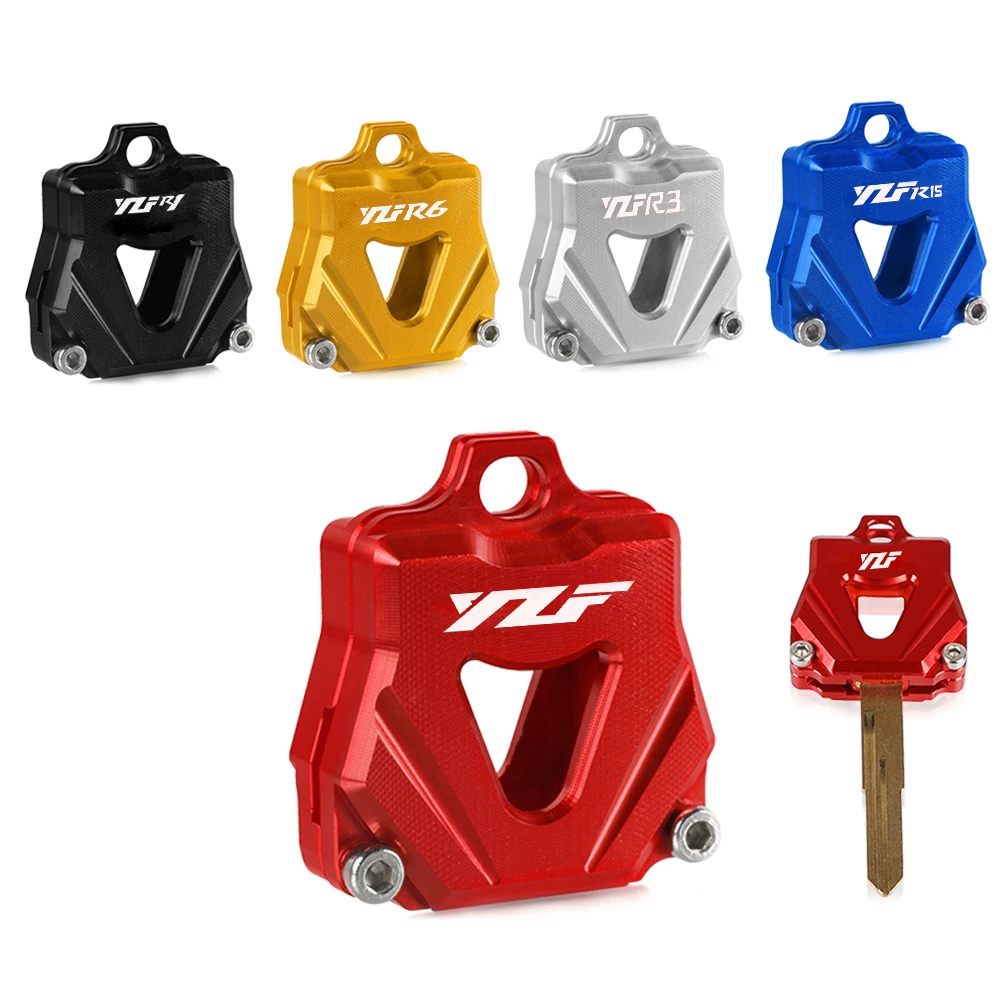 

For Yamaha YZFR25 YZFR6 YZFR3 YZFR1 YZF R25 R6 R3 R1 Motorcycle CNC Key Cover Cap Creative Products Keys Case Shell Accessories