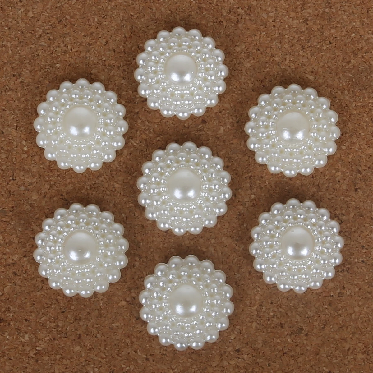 Imitation Pearl Beads High Quality Multi-size Handcraft Ivory ABS Imitation Pearls Flower Beads For DIY Jewelry Craft Making