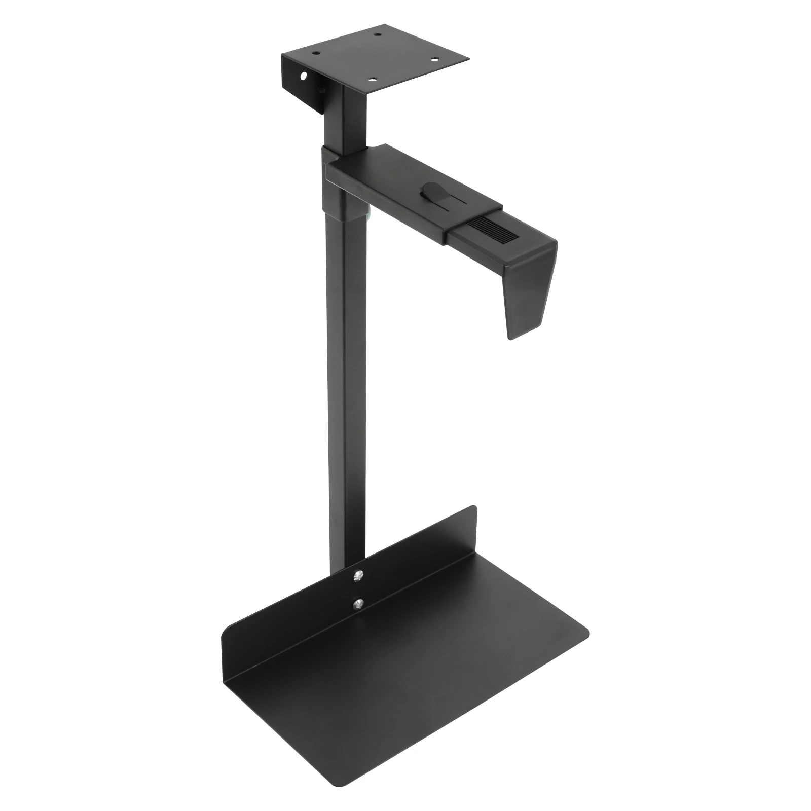 Verstellbare Computer-Gehäusehalterung unter dem Schreibtisch, 10–47 cm, hängende Computer-Host-Halterung für die Desktop-Organisation – Detail 8
