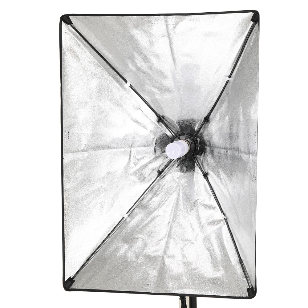 사진 촬영용 소프트박스 스튜디오 조명 키트 5500K 연속 조명 시스템 50x70cm 소프트박스 (카메라용, 전구 및 액세서리 포함)