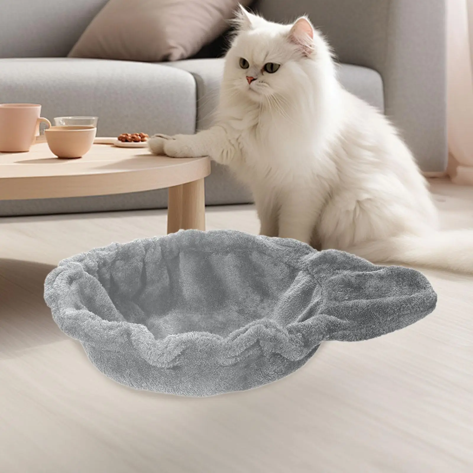 Cat Tree Hammock for Pet Cat Tree Accessories Basket for Kitten Indoors Cats