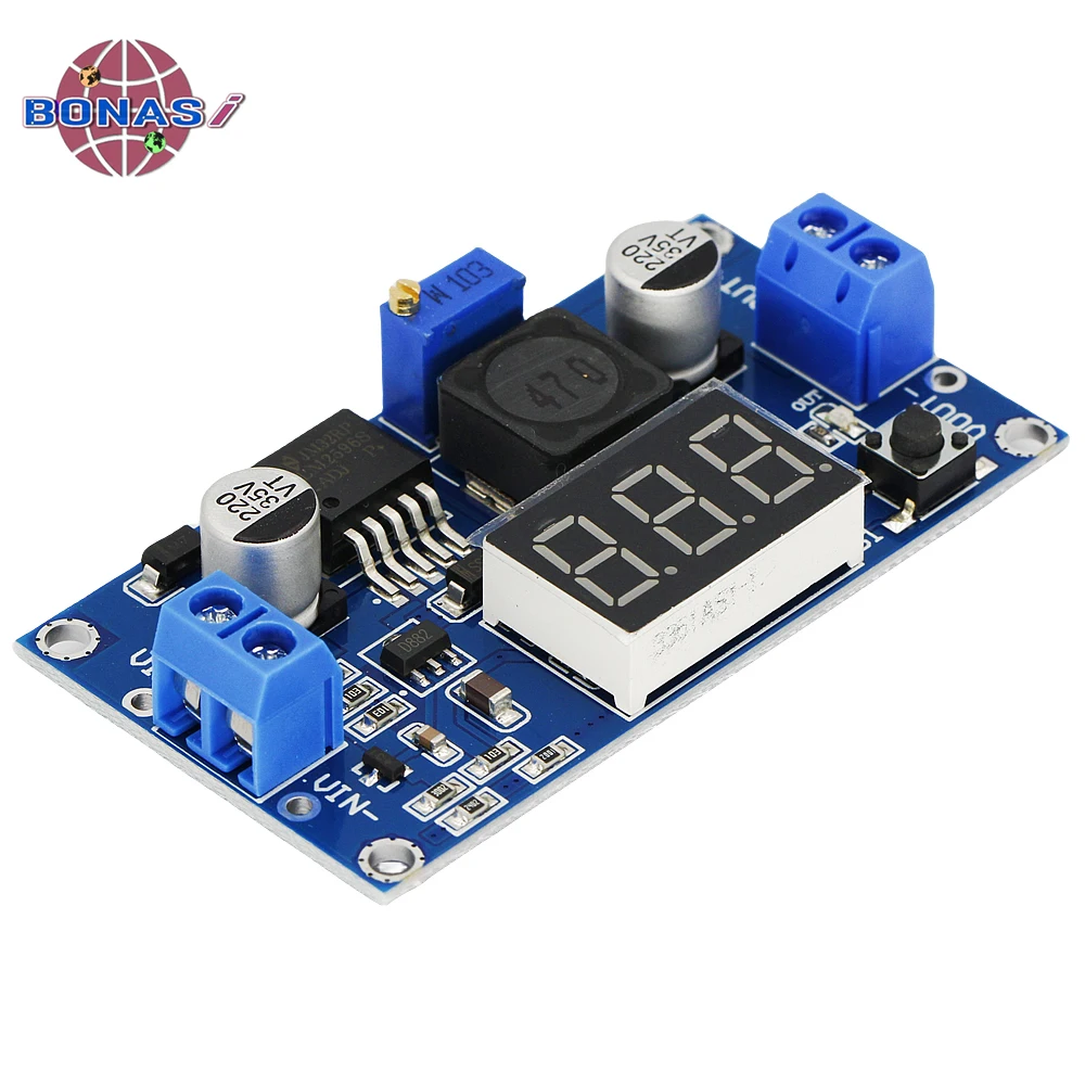 Lm2596 Dc Dc Step Down Converter Regolatore Di Tensione Display A Led Voltmetro 4.0 ~ 40 A 1.3-37V Adattatore Buck Alimentatore Regolabile