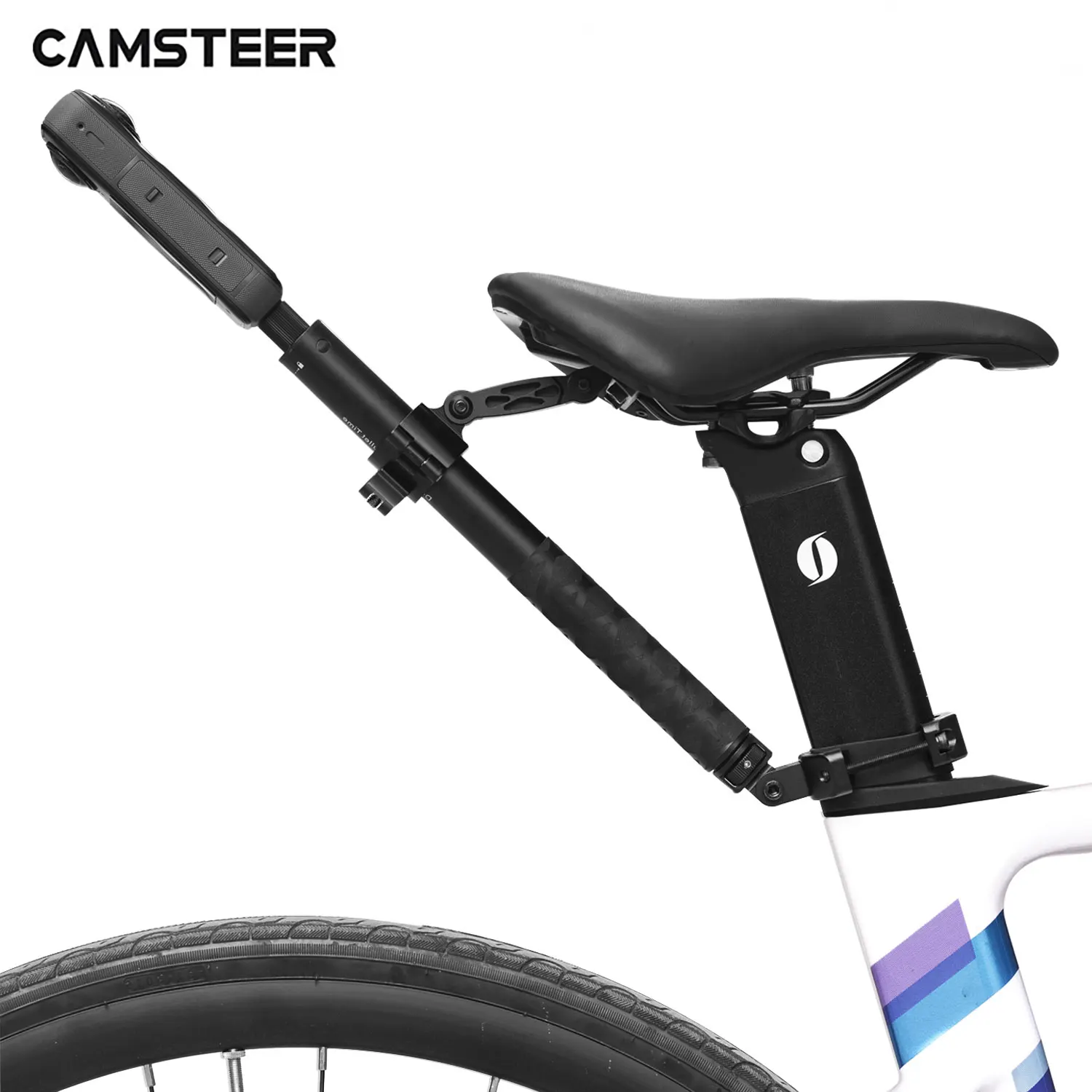 Camsteer Premium Bicycle Postseat 3rd Person View Mount for