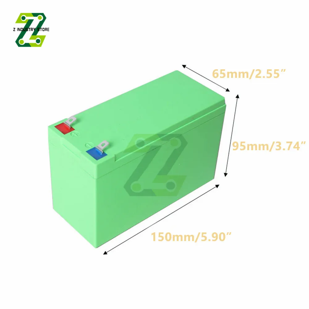 12V 7AH Lithium Battery Case and Holder Special Plastic Box For 18650 Batteries Pack DIY