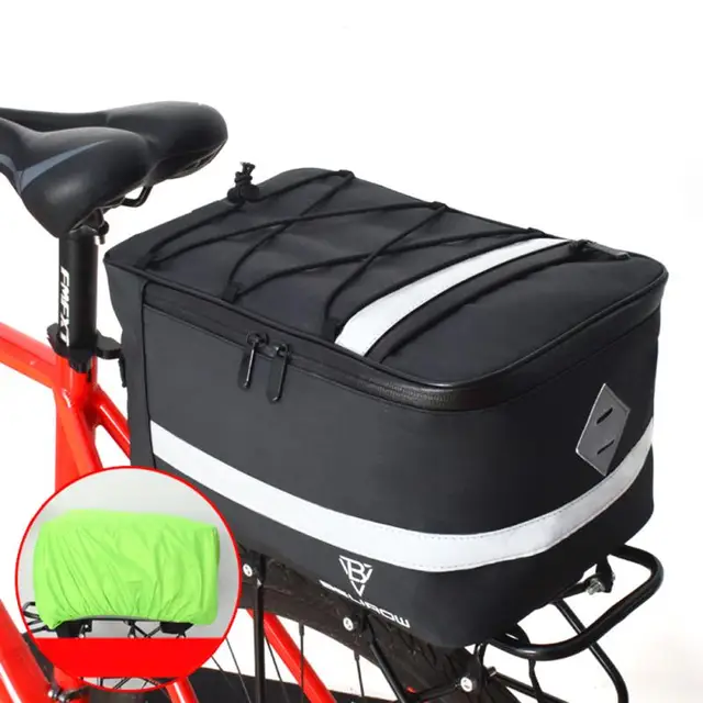 HUNTVP Bike Trunk Bag Bike Rack Bag Bike Pannier Bag Rear Seat Bag Handbag for Bicycle Cargo Rack Saddle Bag Bicycle Commuter Bag Shoulder Bag並行輸入 Bag Bicycle Carrier Box Huntvp Bike Travel Bag Case Box Thick