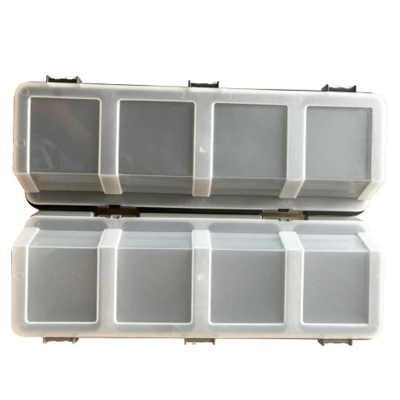 Transparent Lid Four Section Box For Convenient Viewing And Secure Storage Of Screws 37JD 4